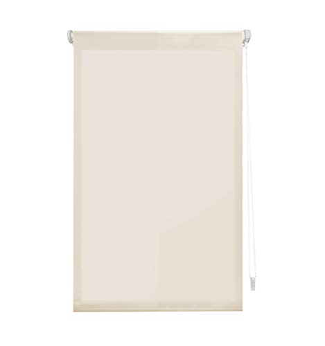 Blindecor Liso - Aure SIN HERRAMIENTAS, Estor enrollable Traslúcido, beige, 62 x 180 cm (ancho x alto)