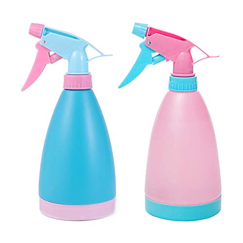 Botellas pulverizadoras,Pulverizador,Botellas de botella de spray,Pulverizador para Plantas,Botella de spray,Pulverizador Agua,Rociador de agua,Spray Plástico,Pulverizador plantas (Azul + rosa)