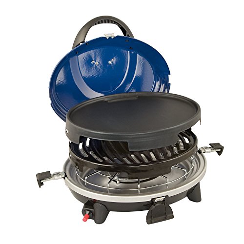 Campingaz 2000008369 Barbacoa portátil, 3in1 Grill Gasgrill mit Deckel, Azul