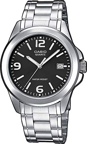 Casio Collection MTP-1259PD-1A, Reloj Análogo Clásico, Acero Inoxidable, Plateado