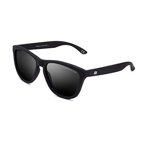 CLANDESTINE Model Matte Black - Gafas de Sol de Nylon HD Polarizadas Hombre & Mujer