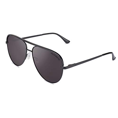 CLANDESTINE Panorama Black - Gafas de Sol Nylon HD Hombre & Mujer