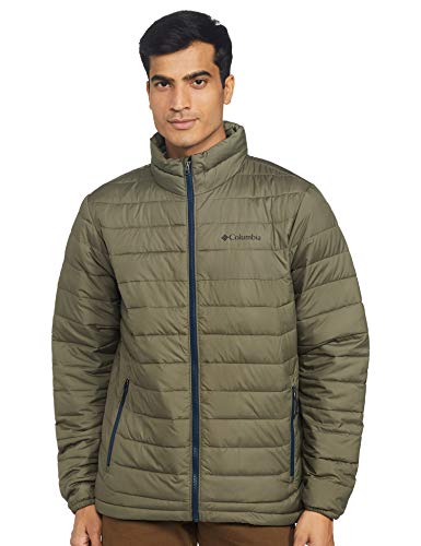 Columbia Men's Big & Tall Powder Lite Jacket, Stone Green, 4X/Tall