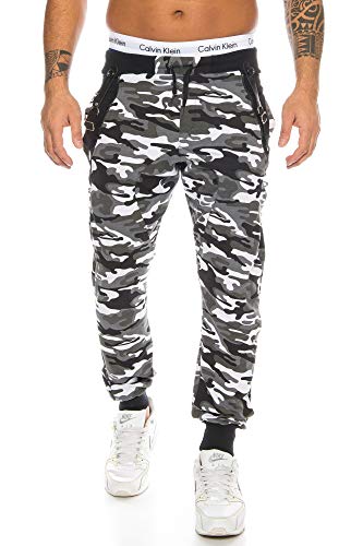 Crazy Age CA 1119 Cam - Pantalones de camuflaje con tirantes para hacer deporte Metro (1118). S