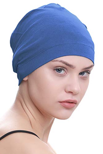 Deresina Gorros para Dormir Oncológicos y para Quimioterapia (Carolina Azul)