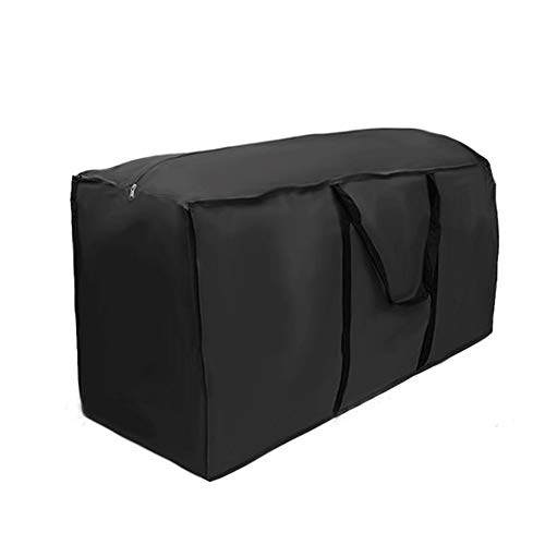 DIYARTS 210D Bolsa de Almacenamiento Grande Bolsa Plegables para Ropa de Tela Oxford Impermeable Organizador de Viaje para Acampar Funda de Transporte Ligera con Cremallera (116 * 47 * 51cm)