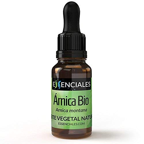 Essenciales - Aceite Vegetal Natural de Árnica BIO, Certificado ECOLÓGICO, 30 ml | Aceite Vegetal Arnica Montana