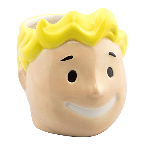 Fallout - Taza en 3D diseño Vault Boy (Talla Única) (Amarillo)