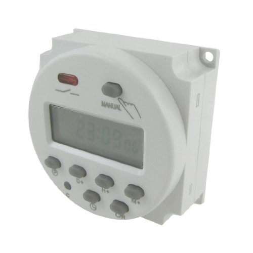 fitTek Temporizador Reloj Programador Timer Digital AC220-240V Semanal