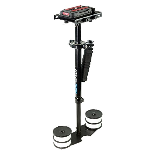 FLYCAM Cámara de mano profesional de 3000 23 pulgadas/58 cm para videocámaras de vídeo DSLR de hasta 3,5 kg | Placa de liberación FreeQuick y bolsa de almacenamiento (FLCM-3000-Q)