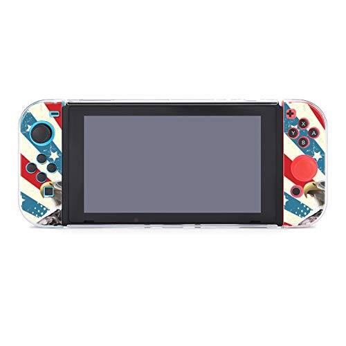 Funda para Nintendo Switch Bald Eagle 5 piezas Funda protectora compatible con Nintendo Switch Game Console