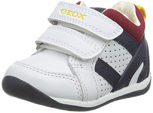 Geox B Each Boy B, Zapatillas, Blanco (White/Navy C0899), 24 EU