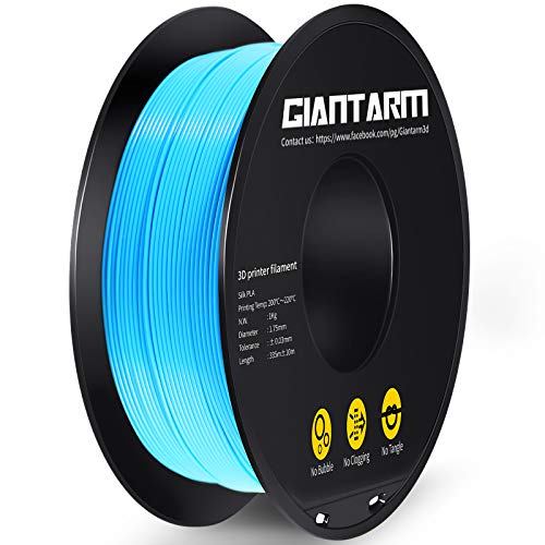 GIANTARM - Filamento PLA para impresora 3D, 1,75 mm, 1 kg, color azul…