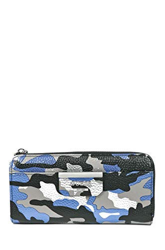 GUESS cartera para mujer Azul camuflage Dimensiones: (AN X AL X P)