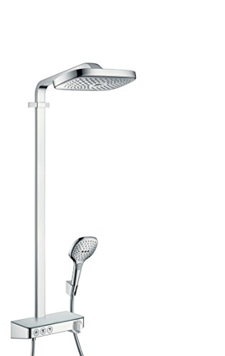 Hansgrohe 27127000 Raindance Select E 300 Columna de ducha, 4 tipos de chorro, Cromo