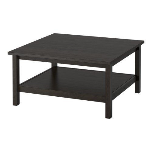 Ikea HEMNES - Mesa de Centro, Negro-marrón - 90x90 cm