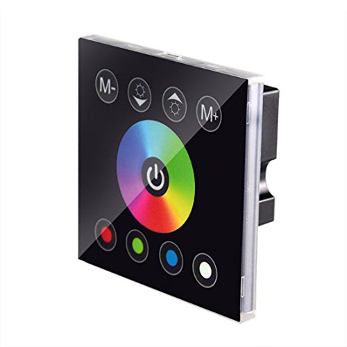 JOYLIT Controlador LED de panel táctil DC 12V-24V Controlador de Color RGBW 4x4A 192W para 5050 RGBW LED tira de iluminación