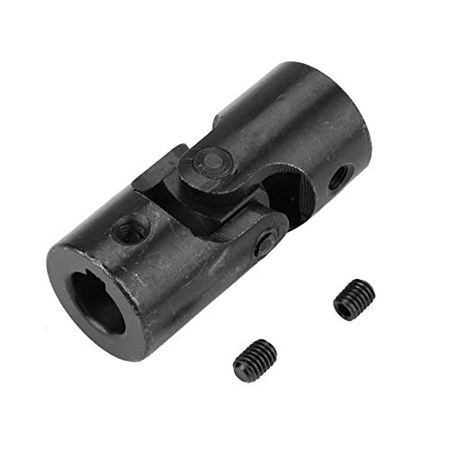 Junta universal, conector del motor de acoplamiento del eje Dirección DIY Junta universal con tornillos, diámetro interior 16 mm diámetro exterior 32 mm longitud 70 mm