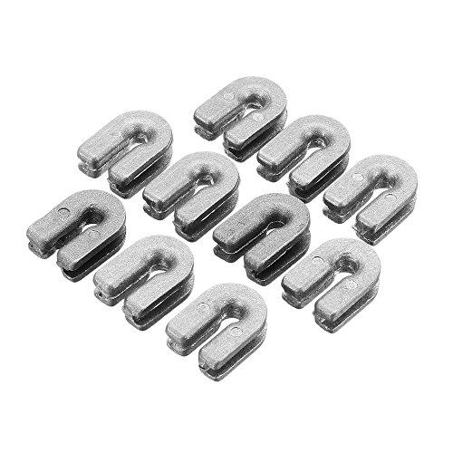 KUNSE 10Pcs Tap N Go Nylon Recortador Ojal Principal para Husqvarna T35 T25 Bump Cortacésped