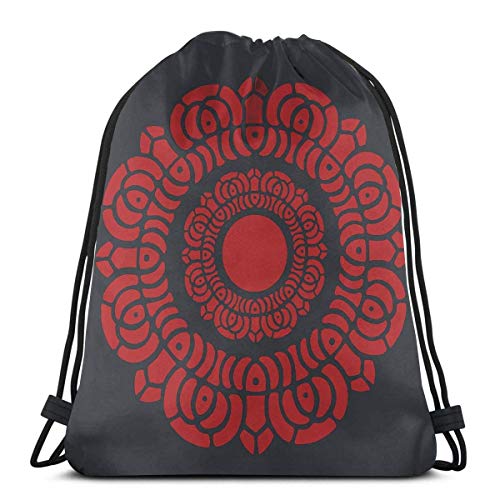 LAKILAN Mochila Deportiva,Mochila Grande,Saco De Yoga,Bolsa De Saco De Gimnasia,Vbolsos De Gimnasio Leyenda De Korra - Loto Rojo