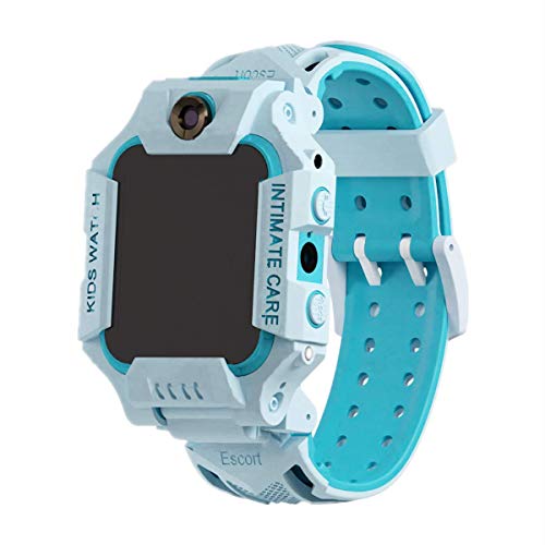 Lanyesky Reloj Inteligente para Niños，Smartwatch Niño Impermeable con WiFi+LBS Soporte SOS Cámara Juego Pantalla Táctil Despertador，Reloj Teléfono para Niños Niña 3-12 Años (Azul)