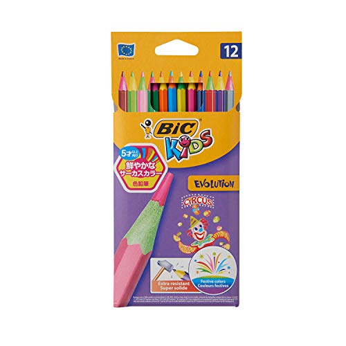 Lápices Bic Kids Evolution Circus Colorear (Pack de 12)