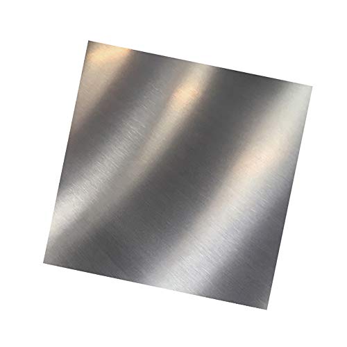 LEISHENT Chapa De Acero Inoxidable 0.5X400x400mm