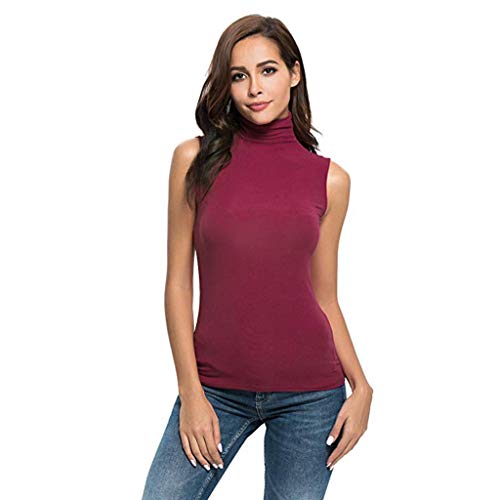 Camiseta Tirantes Mujer,Camisola De Tirantes Sin Mangas Para Mujer Camisola  De Verano Color Sólido Blanco Con Cuello En V Camisetas Sin Mangas Básicas  Chaleco Sexy Blusas Camiseta Para El Ocio Dia 