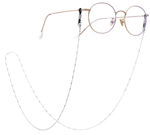 LIKGREAT 3 colores de cadenas de gafas para mujer con cuentas para gafas de lectura, cordones para gafas de sol correa