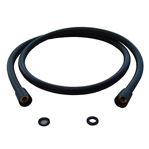 Manguera de ducha flexible BS02 en negro mate – diferentes longitudes disponibles, Negro