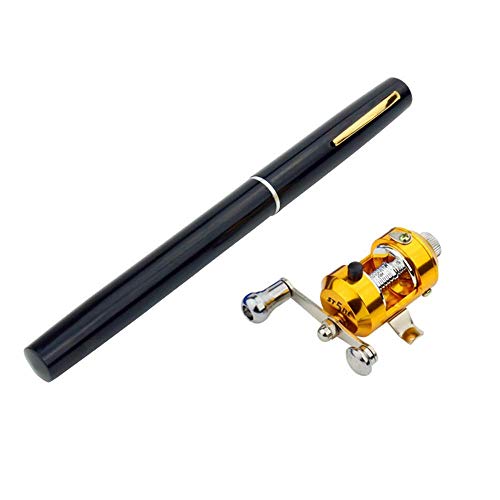 min min SCRA AC 1 Meter Mini Mini RODA DE Pesca por Pendiente Rodilla portátil Pollo de Pesca portátil Telescópico Mini caña de Pescar Caña Plegable Rodillo de la caña de Pescar