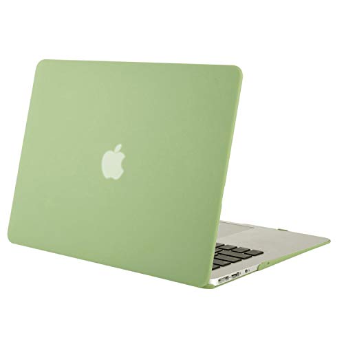 MOSISO Funda Dura Compatible con MacBook Air 13 Pulgadas (A1369 / A1466, Versión 2010-2017), Ultra Delgado Carcasa Rígida Protector de Plástico Cubierta, Chartreuse