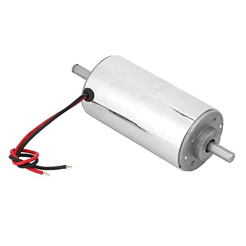 Motor de eje, 12-48V DC 400W Motor de husillo de placa de placa de cromo refrigerado por aire de alta velocidad 3000-12000r / min con un diseño único Funcionamiento suave y gran potencia