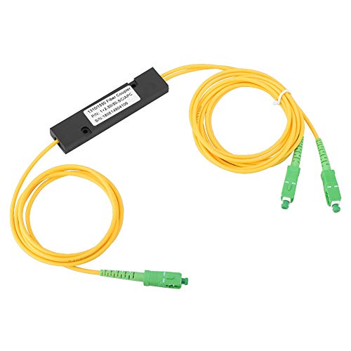 Mugast SC/APC 1X2 PLC Separador Óptico de Fibra,Más de 32 Canales, Estructura Compacta del Divisor Óptico, Volumen Pequeño.