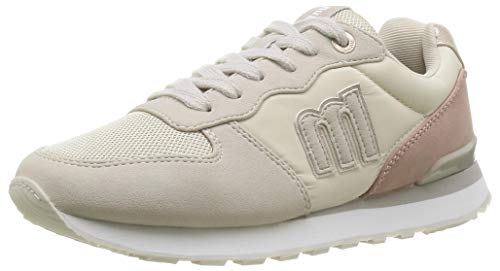 Mustang JOGGO, Zapatillas Deportivas Mujer, Leopard Blanco Roto, 36 EU