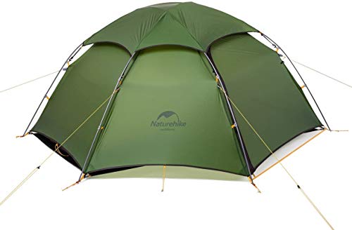 Naturehike Cloud-Peak Ultra-Light 2 Persona 4 Temporada Tent, Verde