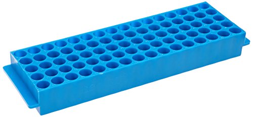 Neolab 2 2564 - Soporte de rejilla superior para 80 embarcaciones de reacción, 1,5 ml, polipropileno, color azul