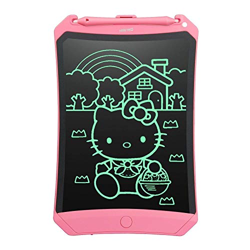 NEWYES Tableta de Escritura LCD 8,5 Pulgadas | Tablet para Dibujar para Niños. Colores Más Brillantes. Pizarra electrónica para Aprender a Leer, Escribir y Manualidades | (Rosa)