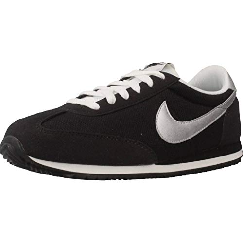 Nike Wmns Oceania Textile, Zapatillas Mujer, Negro (Black/Metallic Silver/Summit White 091), 41 EU