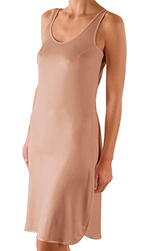 Nina von C. - Vestido interior para mujer, longitud de 101 cm, ancho de tirantes, viscosa caramelo 42