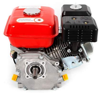 OUBAYLEW Motor de gasolina de 4 tiempos, 7,5 CV/5,1 kW, eje horizontal, refrigeración por aire reforzada, OHV