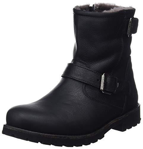 Panama Jack Faust Igloo, Botas Estilo Motero Hombre, Negro (Negro C18), 42 EU