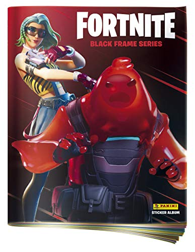 Panini SA FORTNITE Black Frame Series Stickers Album, Color Negro, 2823 (003986AF)