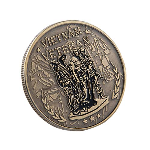 PRETYZOOM Moneda Conmemorativa Sargento Moneda Coleccionable Vietnam Veterano Moneda Artesanía Moneda Antigua Arte Recuerdo