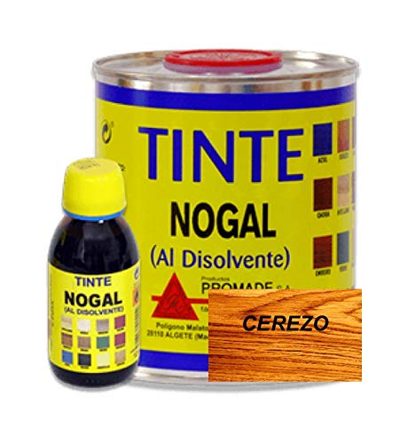 Promade - Tinte al disolvente para teñir la madera. Tonos de madera y colores vivos y modernos (375 ml, Cerezo)