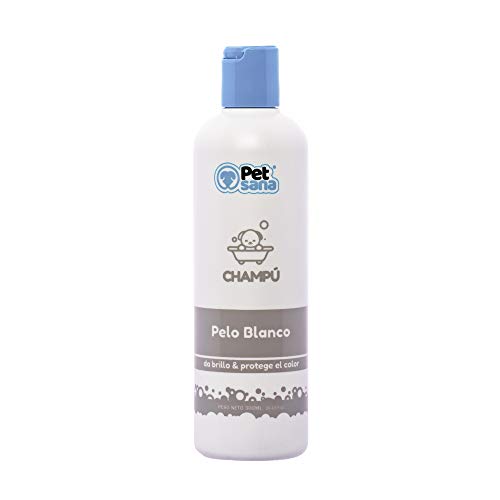 RC ocio Champu Perro Pelo Blanco intensificador de Color Brillo Espectacular para Razas como Caniche, West Highland Terrier, Sky Terrier para Perros con Tonos claros