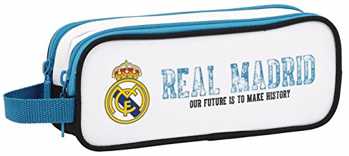 Real Madrid - Estuche portatodo Doble, equipación 2017/2018 (SAFTA 811754513)