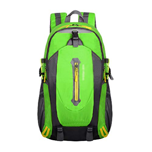 Runyue 45L Senderismo Bolsa Multifunción Impermeable Deportes Al Aire Libre Bolsa Para Acampar Trekking Pesca De Viaje Ciclismo Esquí De Mochila Verde Fluorescente 30 * 20 * 50cm