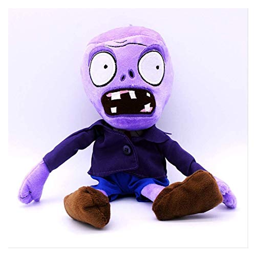 RVTYR Peluche Juguete Grande Anime Plantas vs Zombies Figuras pequeños Ojos púrpura Zombie Peluche Animales Peluche muñeca niños Juguetes Gran Regalo Plantas vs Zombie