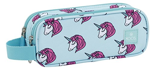 Safta Estuche Moos Unicorn Oficial Escolar 210x60x80mm